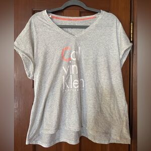 Calvin Klein Performance Gray Short Sleeve Tee